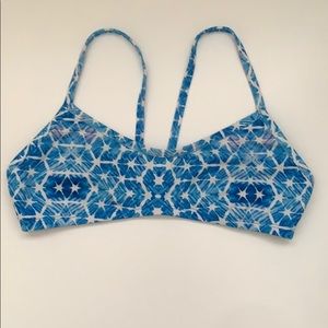 Jolyn Large Blue and White Starfish Swimuit Top!